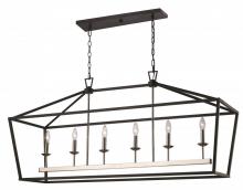  10267 PC/BK - Lacey 49" Pendant